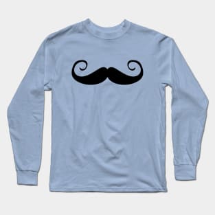 Moustache - Curly (Skin tone D) Long Sleeve T-Shirt